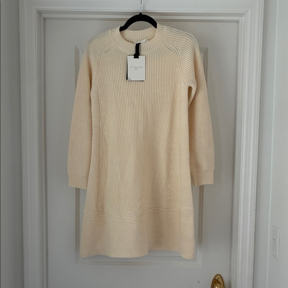 Pomander Place Dresses & Skirts - Pomander Place Ivory Knit Sweater Dress